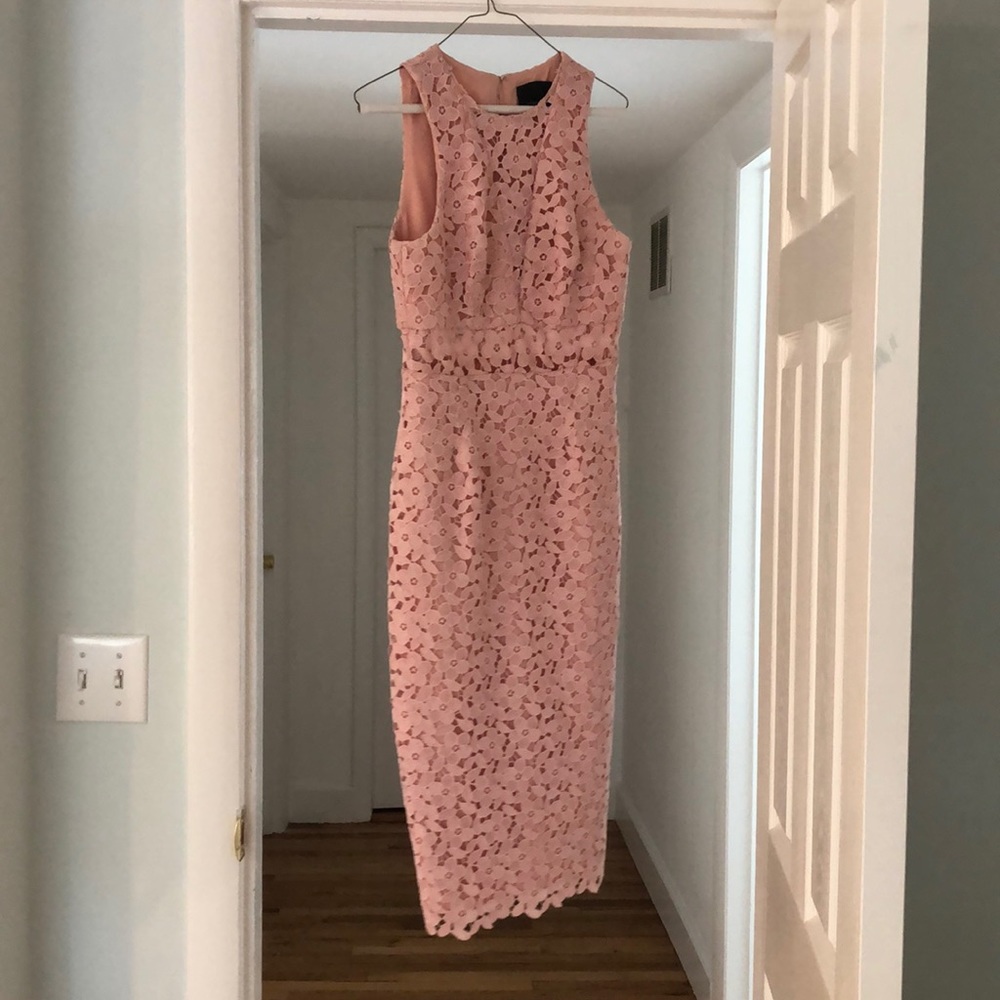 Light pink Cynthia Rowley Size 4 Midi Dress